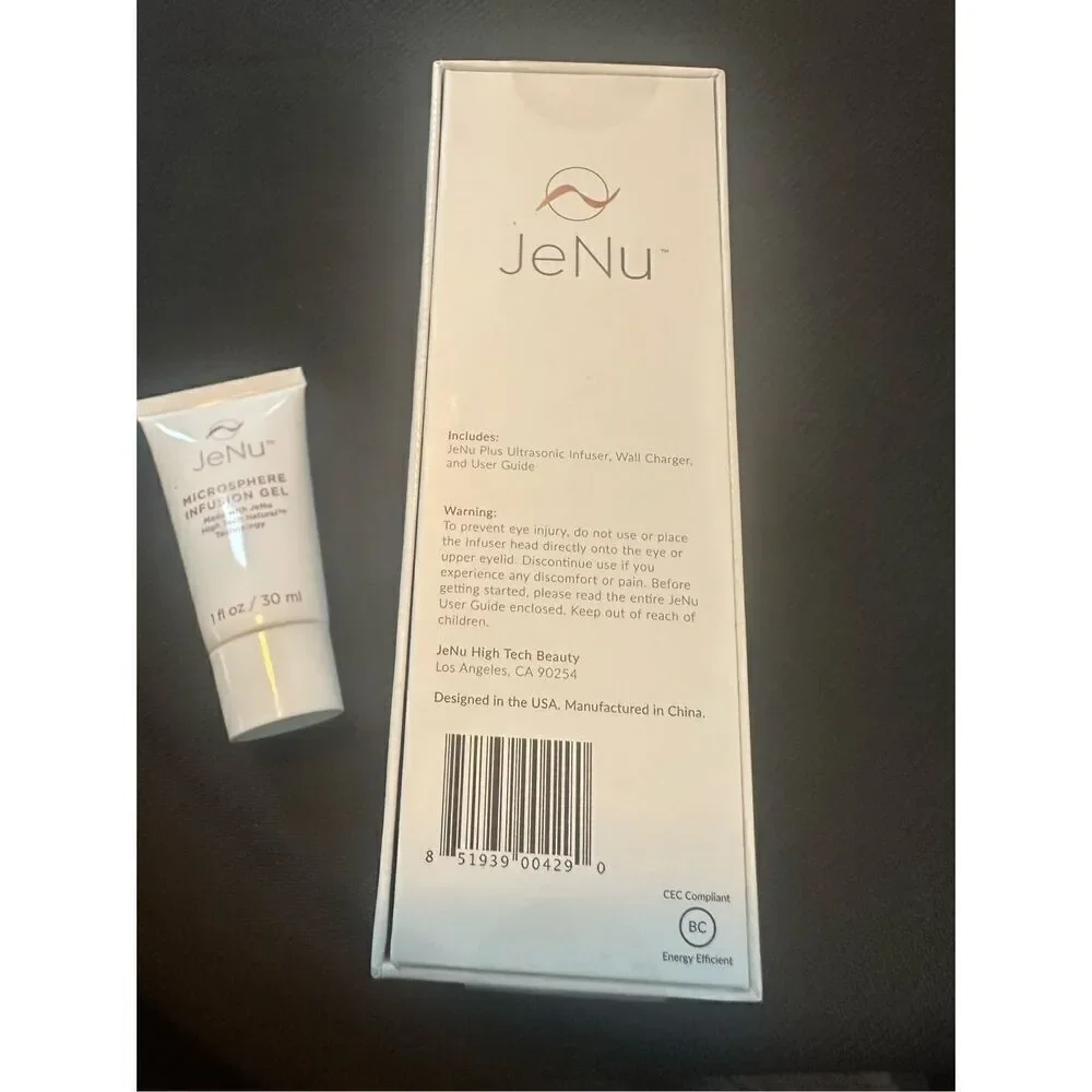 JeNu Plus Ultrasonic Infuser Anti Aging Device Face Massager Facial Skin Tighten